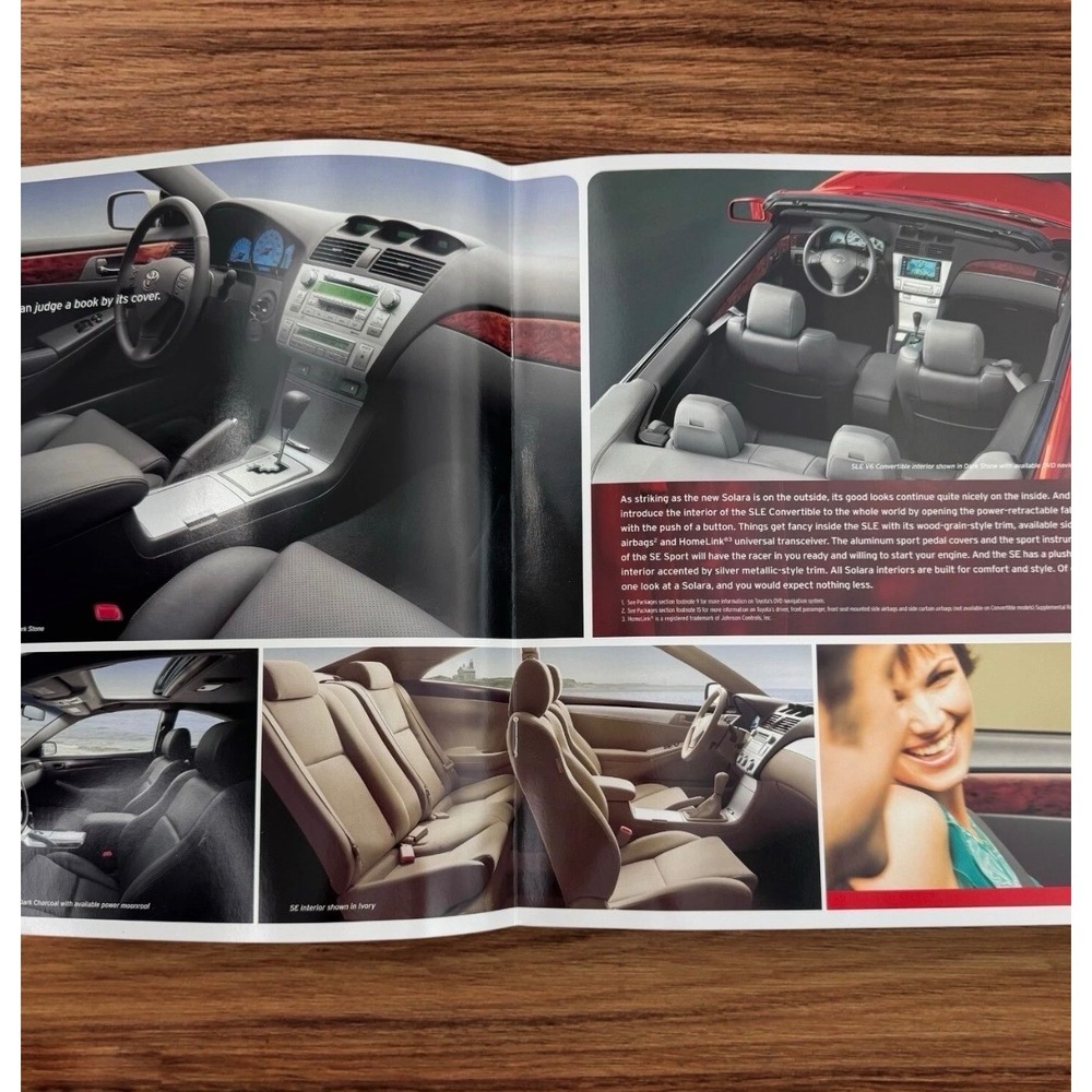 2006 Toyota Camry Solara Sales Brochure Catalog SLE SE Sport Coupe Convertible - Picture 4 of 5